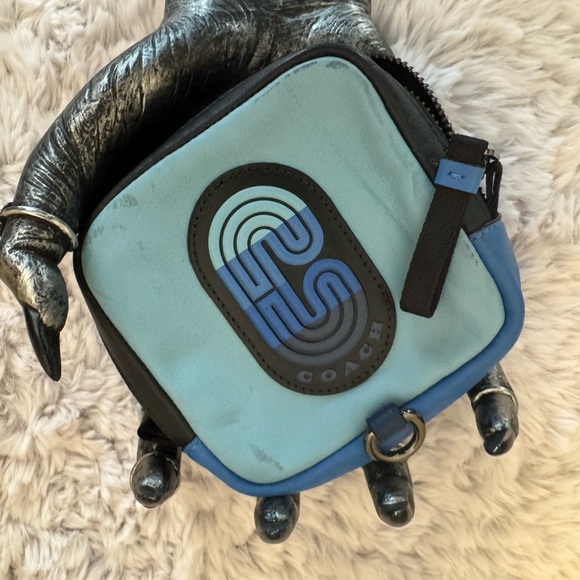 COACH Square Hybrid Pouch, Bag Case In Color block With Coach Patch 91230 - Picture 9 of 10